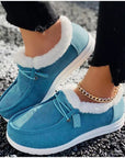 Women's Winter Plush And Thick Warm Cotton Shoes AliFinds