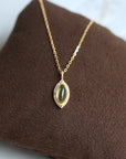 Natural Peridot Necklace (3 TO 7 DAYS SHIPPING)