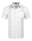 Havana Breeze: Cuban-Inspired Guayabera  MEN Shirt