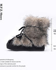 Thick Bottom Increased Fur Short Snow Boots women