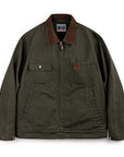 Madden Workwear Retro Heavy Canvas Detroit Jacket Tough Lapel Safari Short Coat men