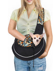 Carrying Pets Bag Women Outdoor Portable Crossbody Bag For Dogs Cats