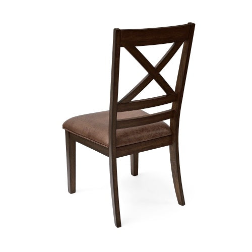 Dining Chairs Set Of 2, Brown ( USA ONLY 3 TO 5 DAYS SHIPPING)