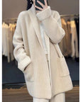 Plus Size Women's Sweater Cardigan Mid-length ( 3 TO 7 DAYS  SHIPPING)