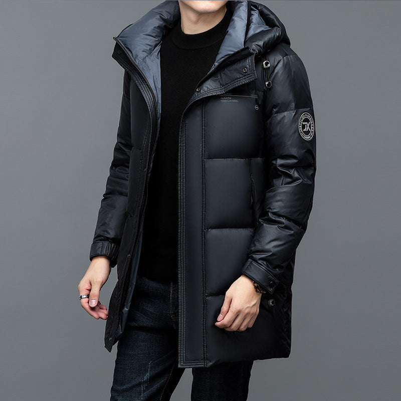 Men&#39;s Duck Down Warm Thick Coat