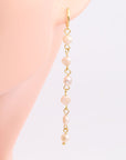 Women's Long Pearl Ear Clip Earrings