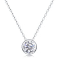 Women’s Moissanite Horse Eye Pendant Necklace – 925 Silver YIS Style Luxury Jewelry