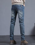 Men's Jeans Slim Straight Stretch