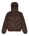 Unisex Thick Cotton Padded Jacket – Detachable Hood &amp; Collar Winter Coat