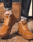 Ankle Boots Men Winter Warm Plush Shoes ( 3 to 7 Days shipping)