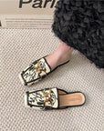 Women's Closed Toe Half Slippers For Summer