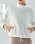 Collar Half Zipper Sweater