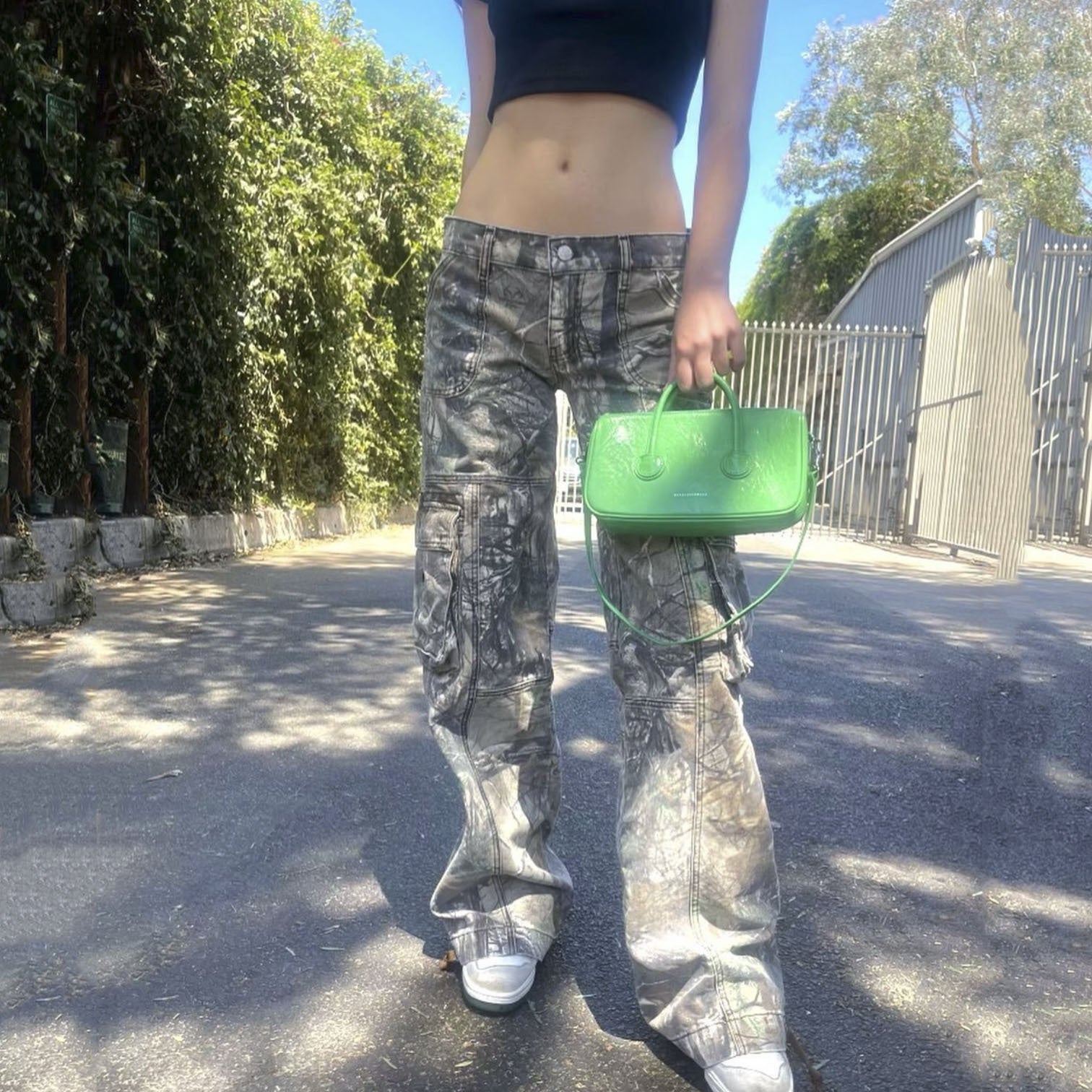 Camouflage Cargo Pants Loose