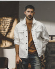 Denim Jacket  Men's American Simple All-matching