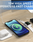 3 In 1 Magnetic Foldable Wireless Charger Charging Station Multi-device Folding Cell Phone Wireless Charger Gadgets