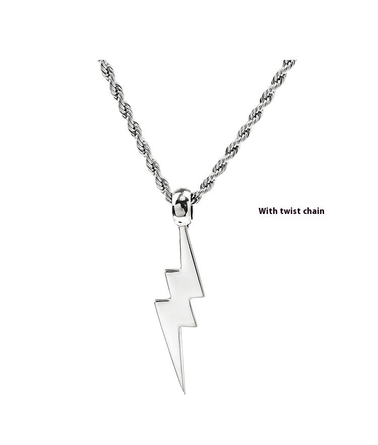 S925 Lightning Lightning Pendant For Men