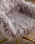 Modern Faux Fur Home Office Chair ( USA ONLY + 3 TO 5 DAYS SHIPPING)