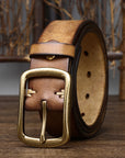 38CM Leather Belt Men's