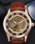 Men's Mechanical Watch Roman Scale Waterproof