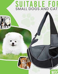 Carrying Pets Bag Women Outdoor Portable Crossbody Bag For Dogs Cats