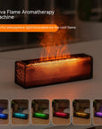 Creative Lava Colorful Flame Aroma Diffuser Desktop Atmosphere Humidifier