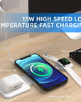 3 In 1 Magnetic Foldable Wireless Charger Charging Station Multi-device Folding Cell Phone Wireless Charger Gadgets