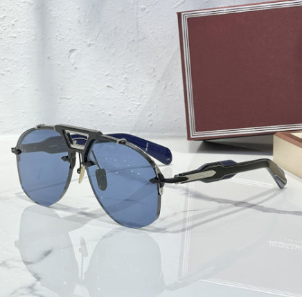 Men’s Light Luxury Metal INS-Style Pilot Sunglasses – Trendy UV Sun Protection for Travel, Driving &amp; Fashion