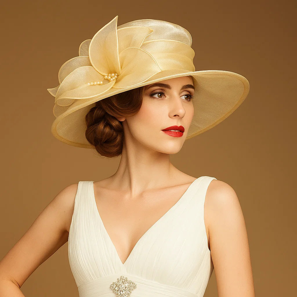 British Fashion Banquet Hat  Hat Women Summer