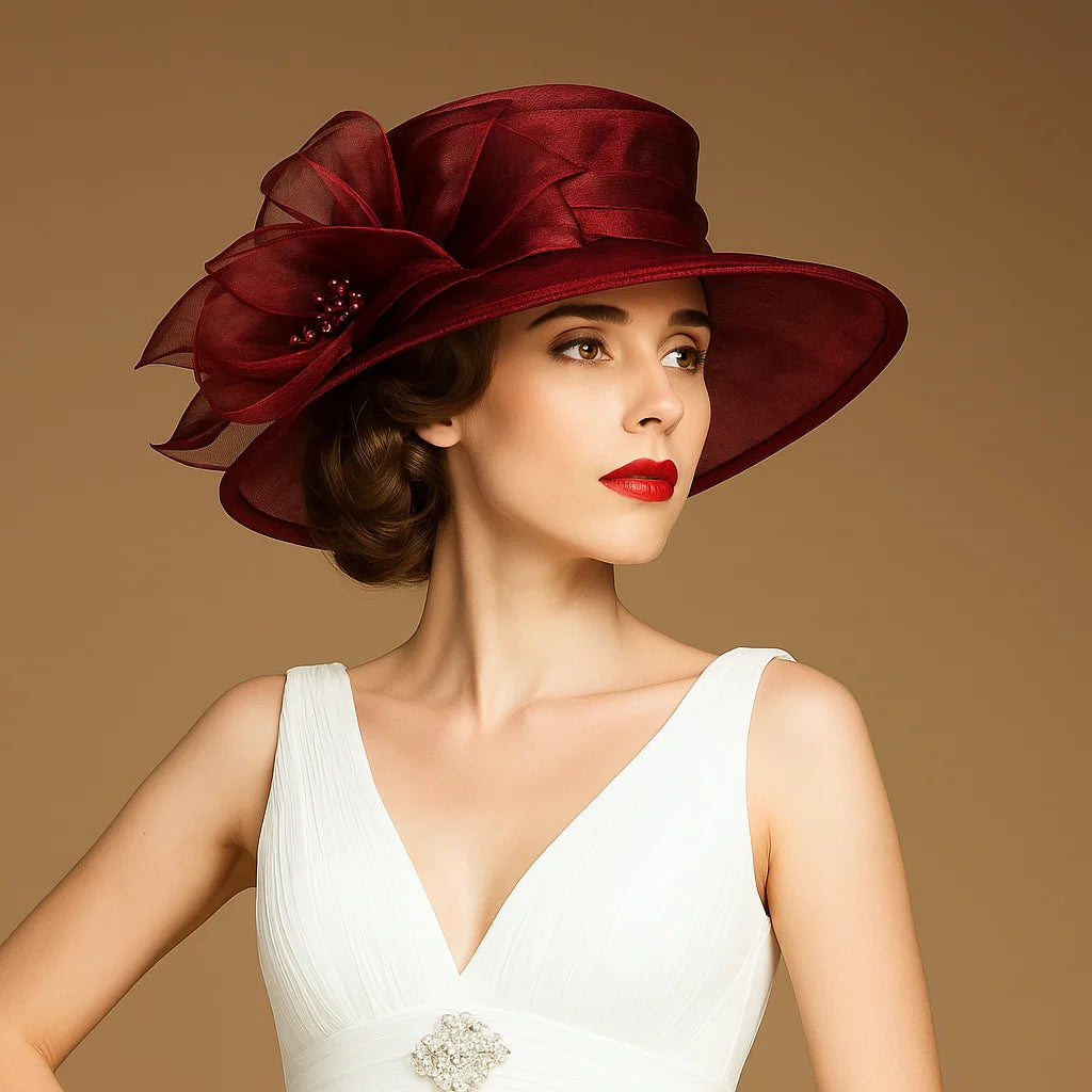 British Fashion Banquet Hat  Hat Women Summer