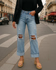 🌟 Vintage-Inspired Bell-Bottom  Woman Pants – Retro Flair, Modern Fit
