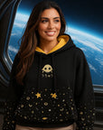 Women’s Forest Fleece Hoodie – Cozy Autumn & Winter Cartoon Style