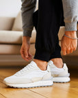 Men’s Platform Retro British-Style Sneakers – Trendy Streetwear Comfort