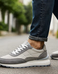 Men’s Platform Retro British-Style Sneakers – Trendy Streetwear Comfort