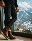 ❄️ Men’s Rugged Snow Boots - Leather & Fleece Lined