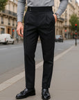 High Waist Casual Slim Fit Suit Pants