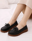 Chaussures en cuir souple pour femme – Confort du cuir de vachette double épaisseur