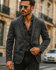 Men's Premium Denim Jacket – Business-Casual Essential – 3 Classic Washes