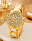 💎✨ Diamond-Accent Women's Watch – Effortless Glamour Meets Precision