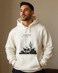 Men’s Hip Hop Winter Hoodie – Fleece Sweatshirt with Deer Print