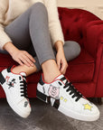Weiße Loafer aus echtem Leder für Damen – Komfortable erste Schicht Rindsleder (1 cm Absatz) – Zeitlose flache Schuhe