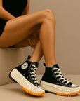 Women’s Thick-Soled Canvas Sneakers – Breathable Summer Sports Casual Shoes