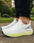 Men’s Summer Road Running Shoes – Breathable Mesh Sneakers with Shock Absorption