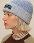 Women’s Wool Blend Vintage Gradient Knitted Hat – Cozy Warmth with Retro Charm