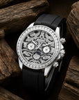 Men’s Sun, Moon & Star Automatic Mechanical Watch – Multifunctional Waterproof Luxury Timepiece