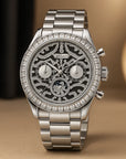 Men’s Sun, Moon & Star Automatic Mechanical Watch – Multifunctional Waterproof Luxury Timepiece