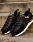 Men’s Genuine Leather Sports Shoes – Breathable Casual Low-Top Sneakers