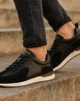 Men’s Genuine Leather Sports Shoes – Breathable Casual Low-Top Sneakers