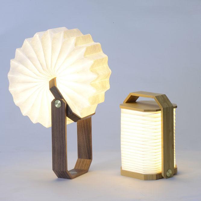 Wooden Hand Lamp