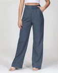 High Waist Trousers With Pockets  Women