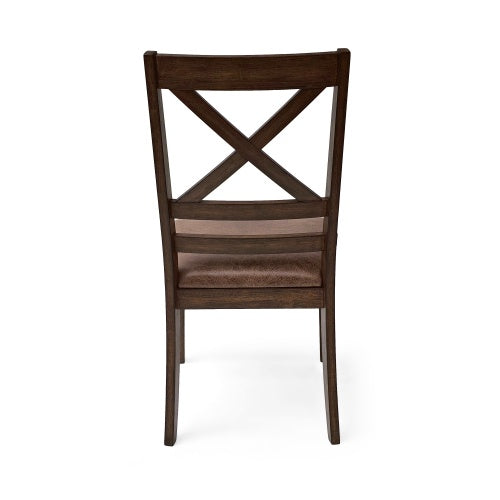 Dining Chairs Set Of 2, Brown ( USA ONLY 3 TO 5 DAYS SHIPPING)